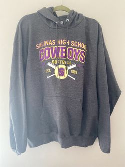 Salinas high cowboys softball hoodie 