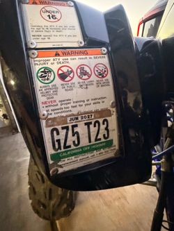 Yamaha raptor (contact info removed)