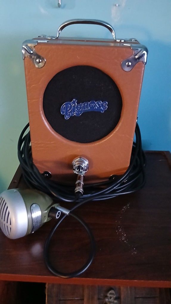 Pignoes Aplafer And Mic For Harmonica