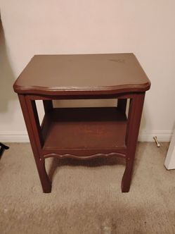 Wood Side Table