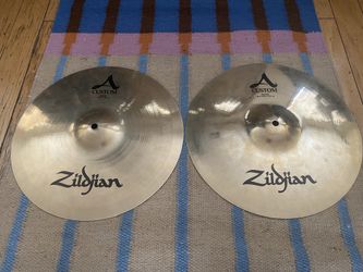 Zildjian 14" A Custom Hi-Hat Cymbals (Pair) Used only a couple of times
