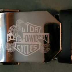 Harley -Davidson belt for women sz L with bracelet