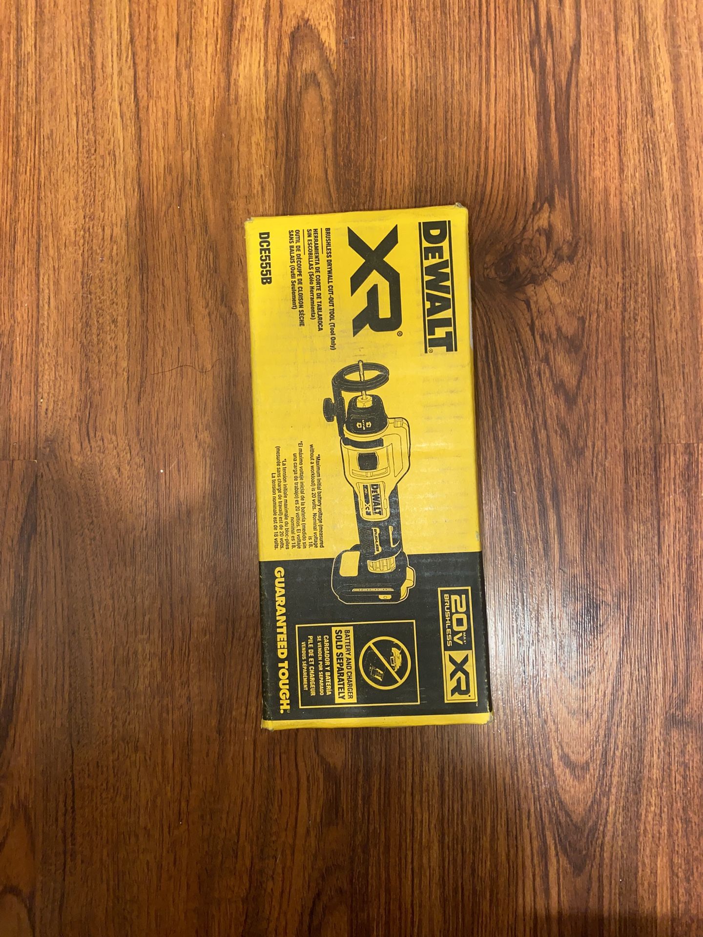 (1)Dewalt Brushless XR 20v Max Cut-Out Tool (DCE555) Tool Only