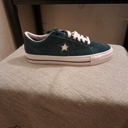 One Star Converse Vintage Suede Shoes -color: Midnight Turquoise- Size 8 Men's /9.5 Womens