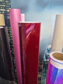 Hybrid red by the yard vinyl wrap