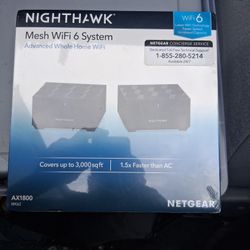 Nighthawk Whole Home Wifi Brand New Sealed