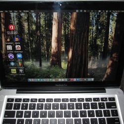 Apple Macbook Pro 13" laptop Intel (contact info removed) 8GB 256G Flash Sequoia - $199 (Schererville IN)