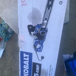 Kobalt Corded Chainsaw
