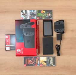Nintendo Switch + 5 games