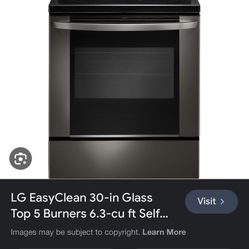 LG Electric Cooktop Stove 