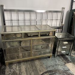 Dresser Free Delivery Pier 1 Import End Table Nightstand King Bed Frame 