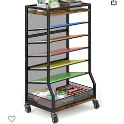 Rolling Organization Cart For Home Office School Work 