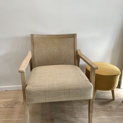 Carson Carrington Sauce Light Brown Accent Chair