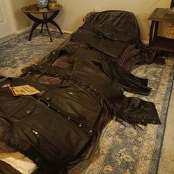 Leather Biker Ride Gear