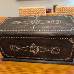 Wood Dowry Box (?) Filipino Maranao Baul (?)