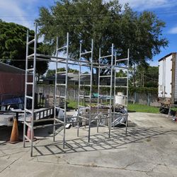 Heavy Duty metal/wood Pipe Rack