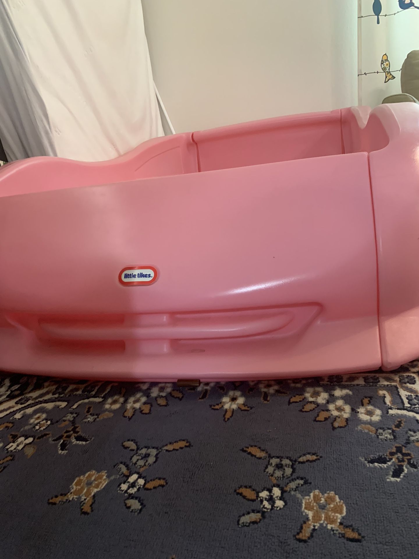 little tikes Pink Sports Car Twin Bed