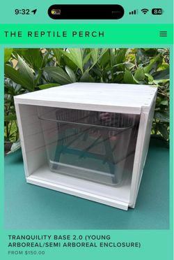 Arboreal reptile cage