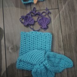 Mermaid Crochet Suit