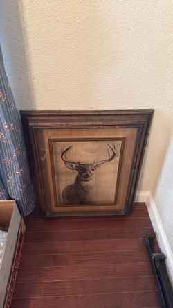 Framed Glass deer