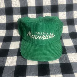 Vintage Corduroy Dallas Mavericks Hat