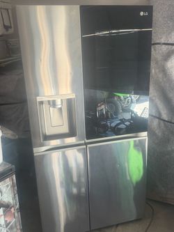 LG ThinQ Side-by-Side Refrigerator