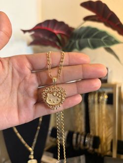 Gold plated necklace $15 each