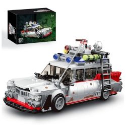 Buster ECTO-1 Building Kit for Adult, Ghost Speed Champion Car Creator Building Blocks Toy Set 