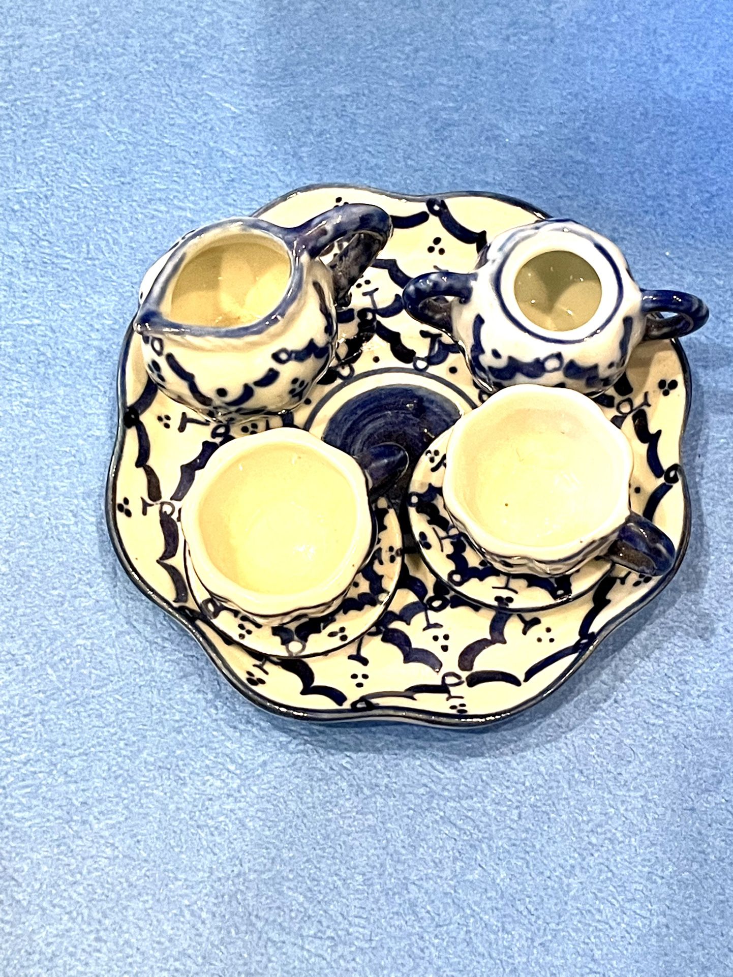 Vintage Ceramic Miniature Tea Set
