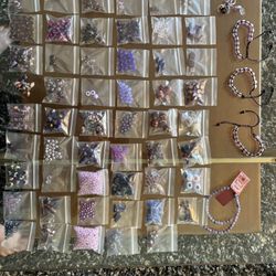 LOT of purple beads