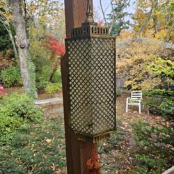 Vintage Hanging Japanese Lantern