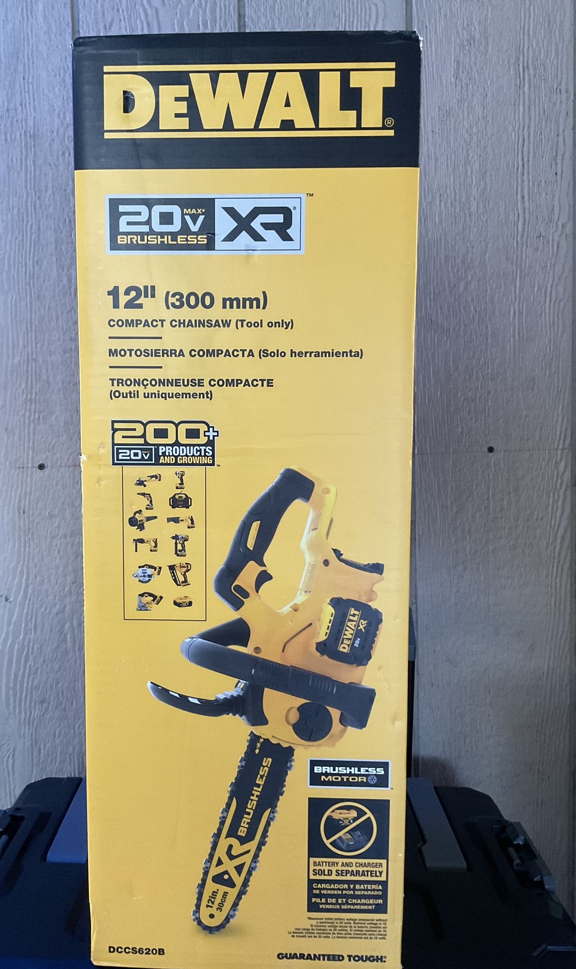 DEWALT XR -20V MAX 12in. Brushless Cordless Battery Powered Chainsaw (Tool Only)
