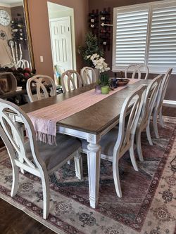 Dining Set Table With 8 Chairs $900
