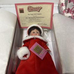 The 2001 holiday edition ginny collectible, doll