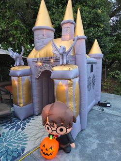 Harry Potter Holloween Inflatable Castle