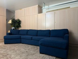 Huge navy blue sectional- free delivery