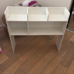 White Desk Hutch
