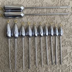 Spider Weights/Sinkers and Surf Leaders/Rigs