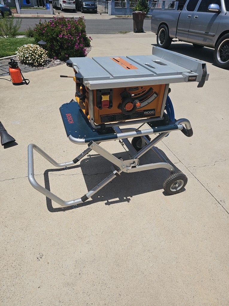 Ridgid Table Saw With Stand