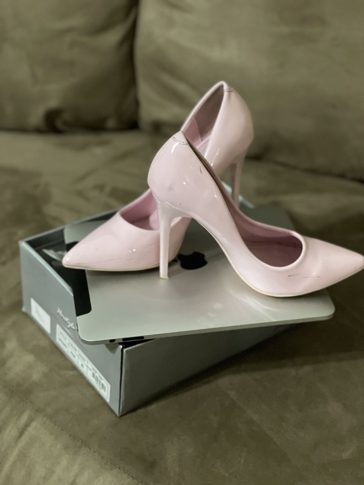 Pink Patent Leather Heels 
