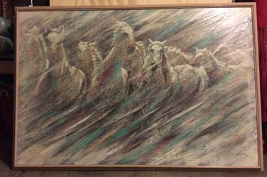 Hand painted Horses collectible