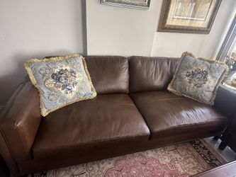 Leather couches 3 pc