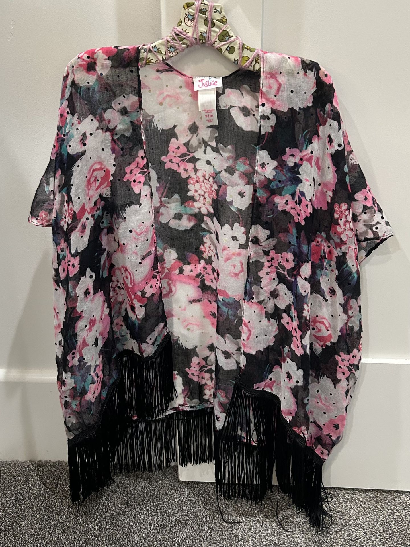 Justice Floral Cover Shirt