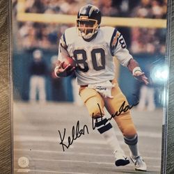 Signed Kellen Winslow Photo San Diego Chargers Autograph Picture Auto NFL HOF