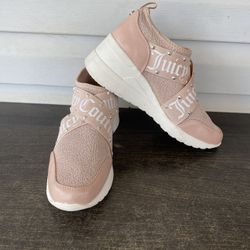 Juicy Couture Wedge Slip On Sneakers Size 9