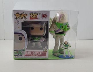 BUZZ LIGHTYEAR: Funko Pop! #169 Toy Story 20th /7" McDonalds  Candy Dispenser/2.5"  minifigure