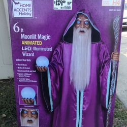  Wizard Halloween Decoration . 6feet Tall New )