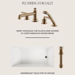 Waterworks Bath And Sink (new)