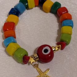  MULTICOLOR NATURAL STONES BRACELET 