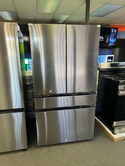 Samsung bespoke stainless steel fridge